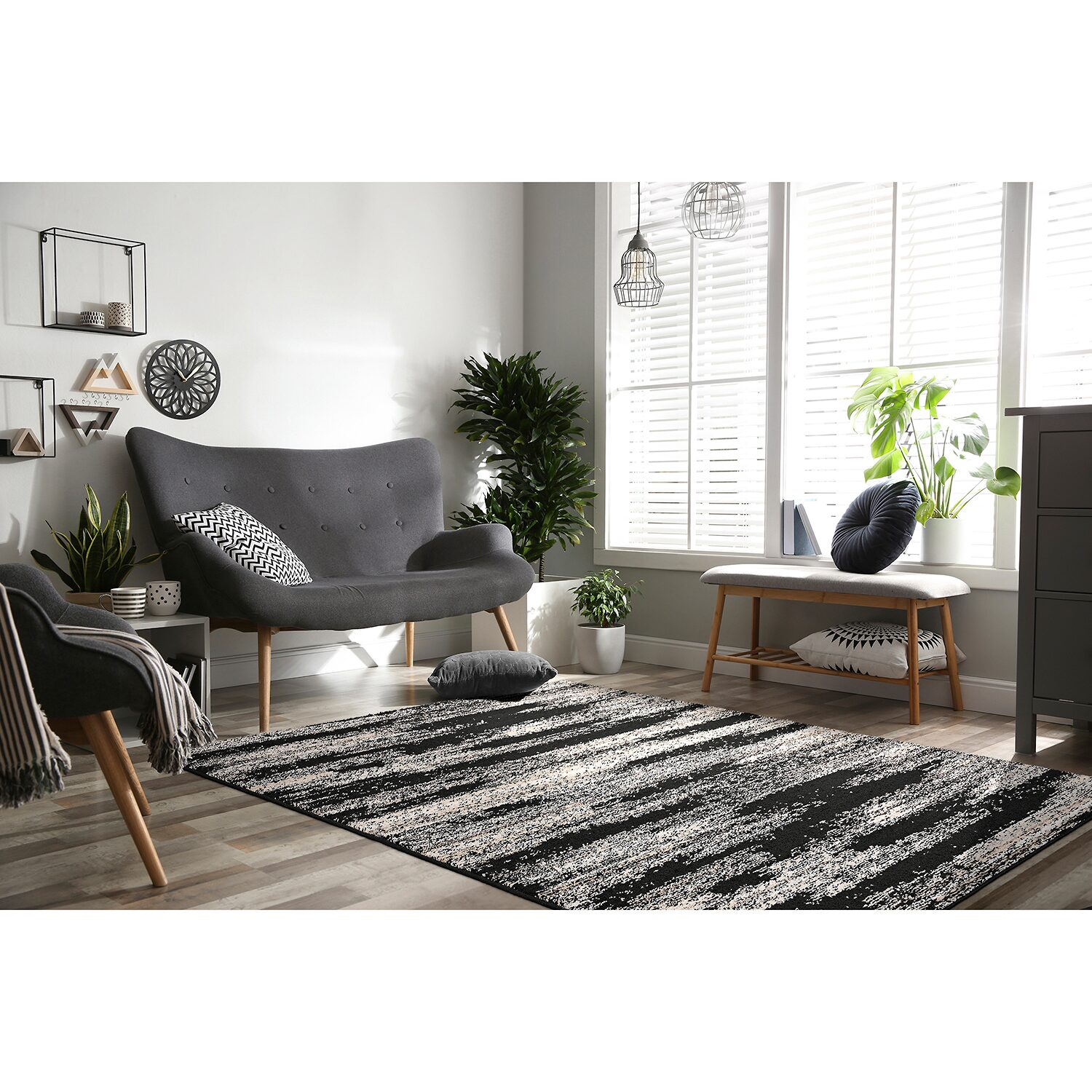 Garland Jasper Tufted Stain Resistant Indoor Square Area Rug