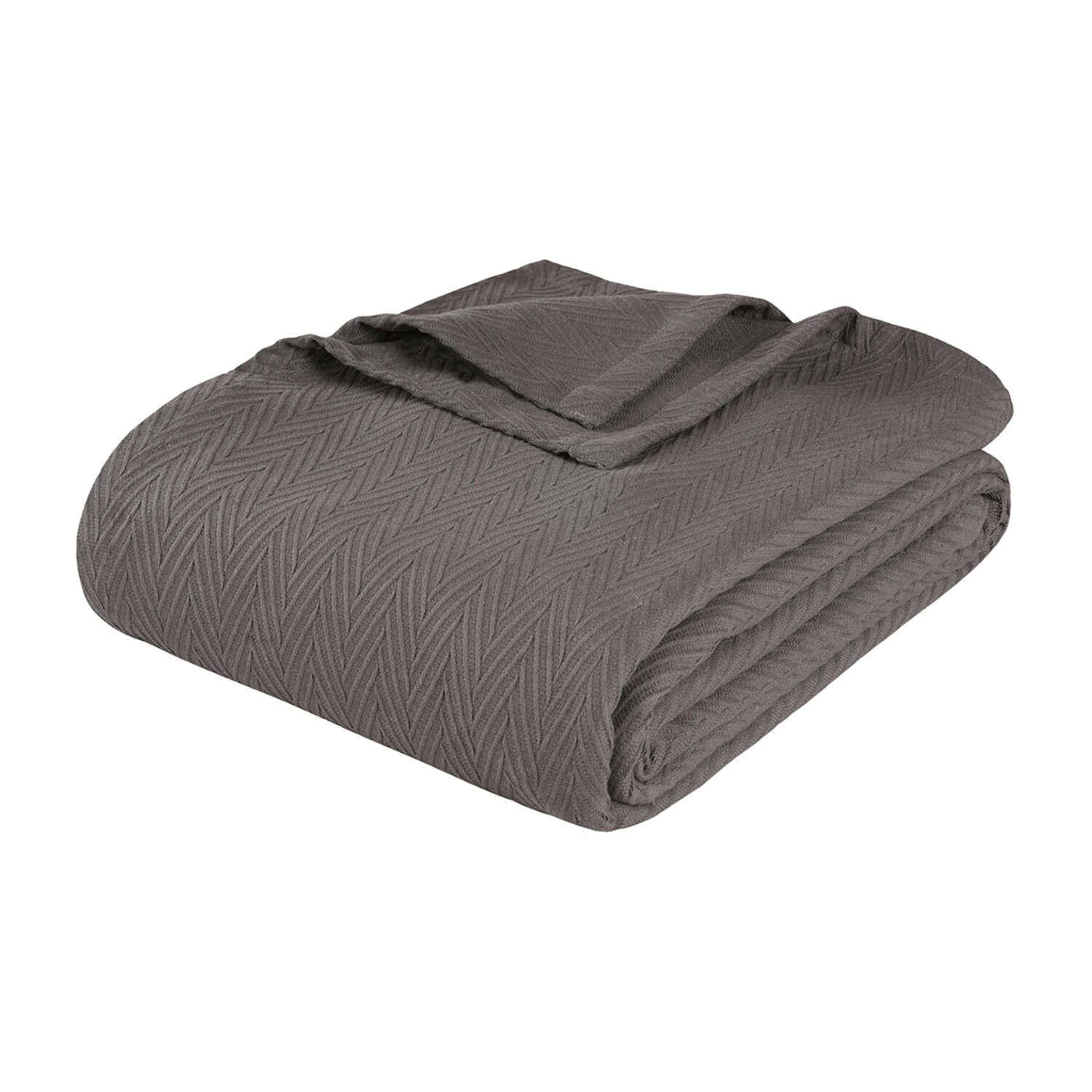 SUPERIOR® Metro Chevronall Season Breathable 100% Cotton Midweight Chevron Blanket