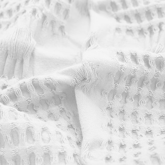SUPERIOR® Waffle Weave All Season  Breathable 100% Cotton Midweight Blanket