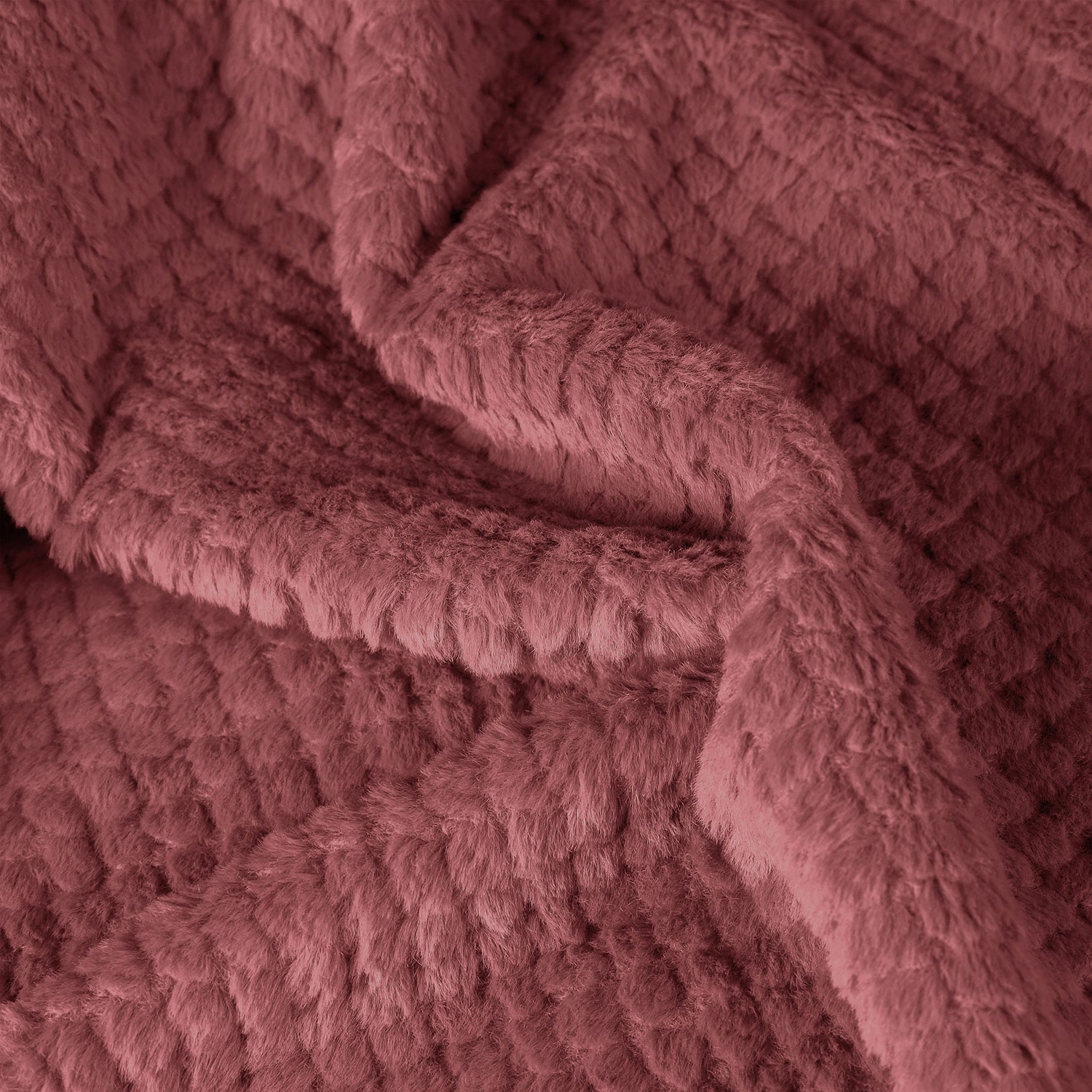 SUPERIOR® Victoria Luxury Fleece Double-Layered Mink-Textured Heavyweight Blanket