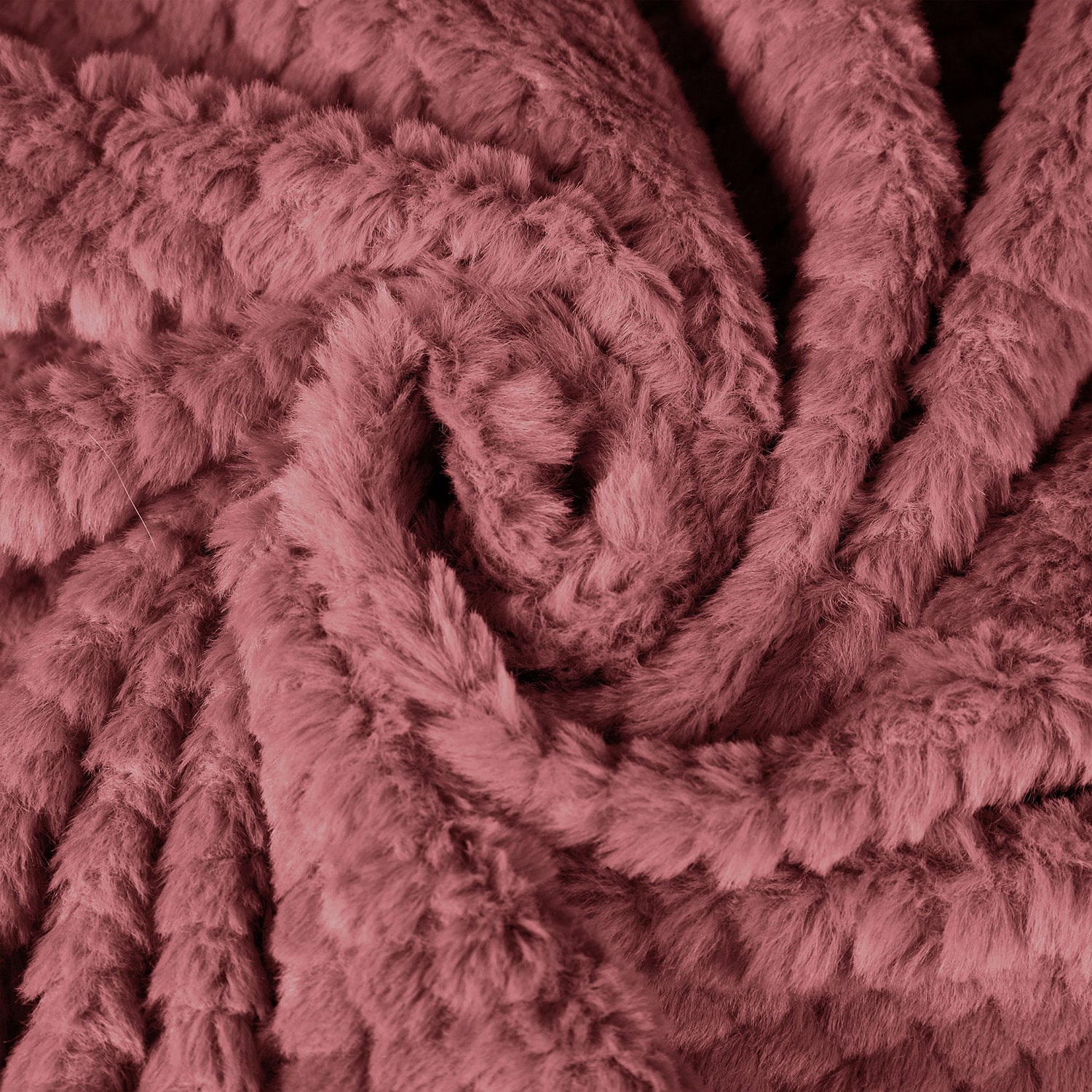 SUPERIOR® Victoria Luxury Fleece Double-Layered Mink-Textured Heavyweight Blanket