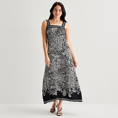 MSK Womens V Neck Sleeveless Flutter Maxi Dress, Color: Bone White