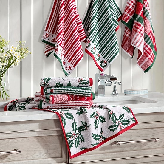 Martha Stewart Stripe 2-pc. Bath Towel Set
