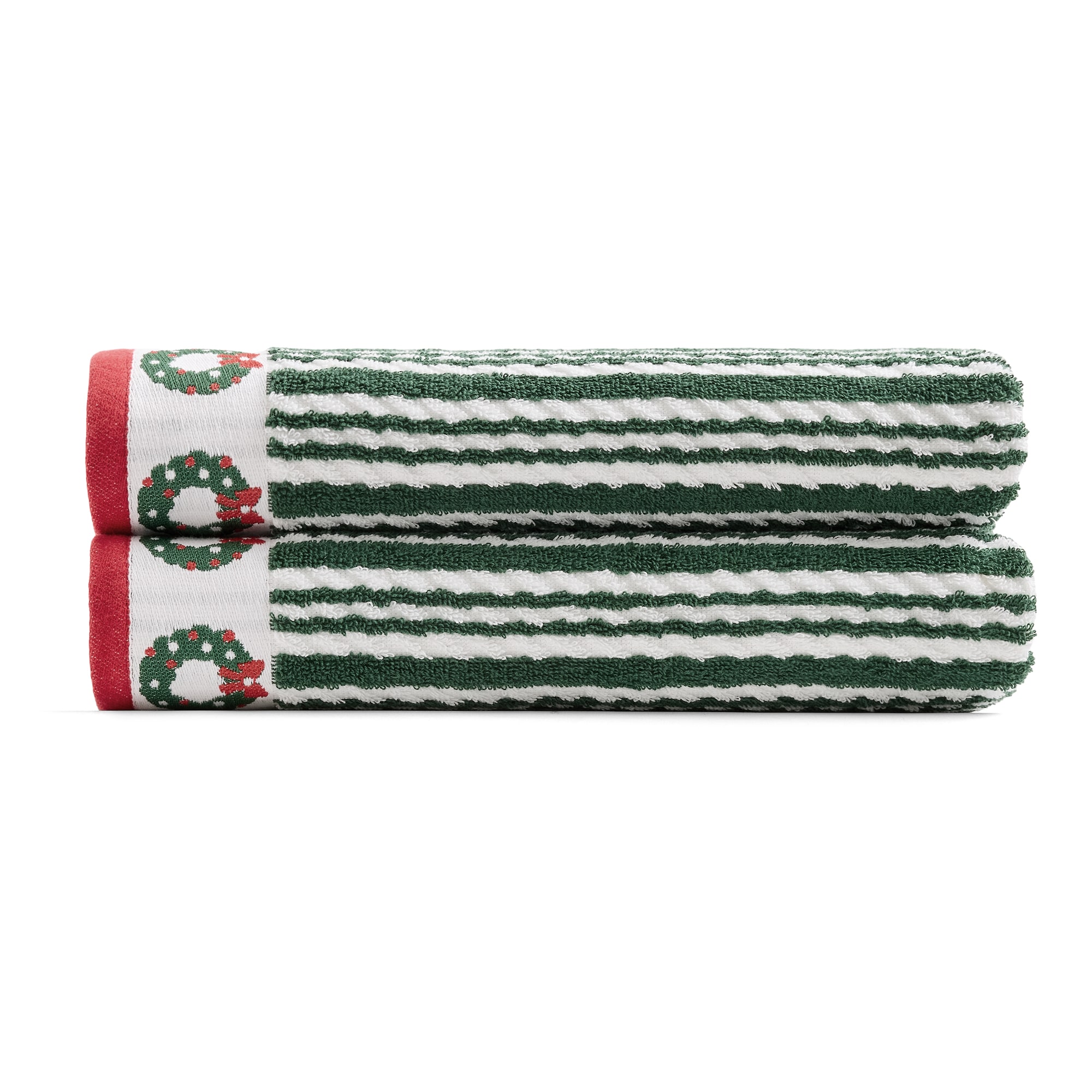 Martha Stewart Stripe 2-pc. Bath Towel Set