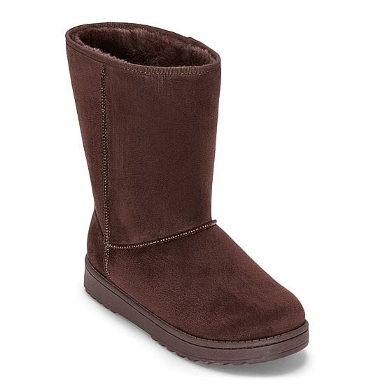 St. John's Bay Womens Stratford Faux Fur Lined Flat Heel Winter Boots