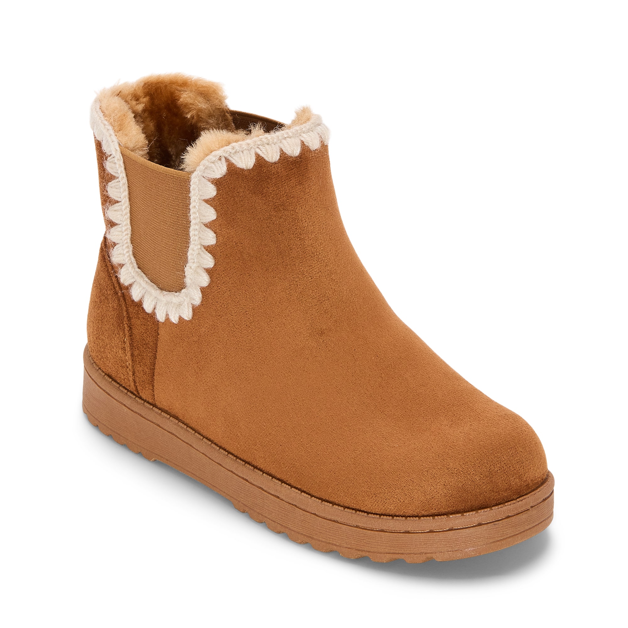 St. John's Bay Womens Swift Faux Fur Lined Flat Heel Winter Boots