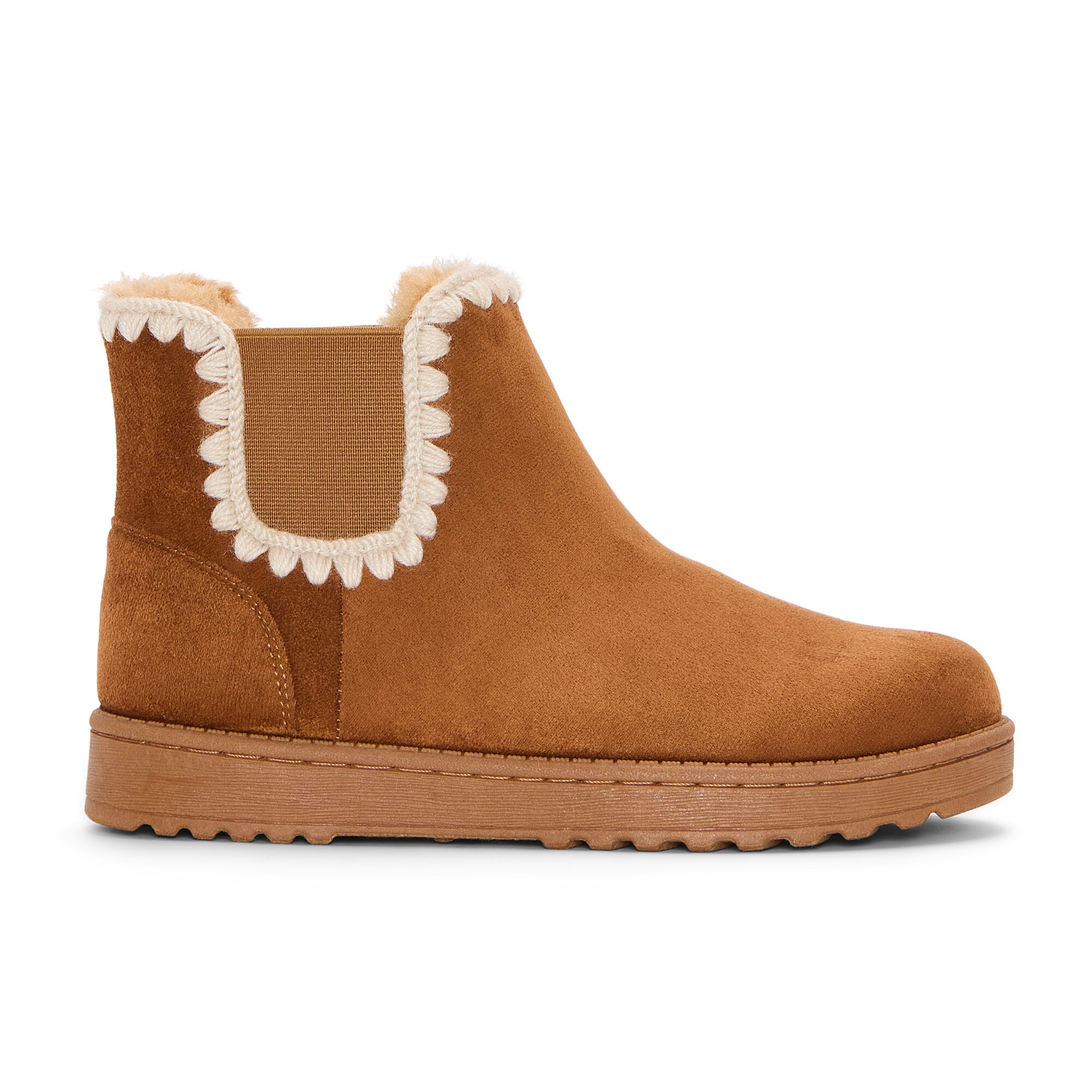St. John's Bay Womens Swift Faux Fur Lined Flat Heel Winter Boots