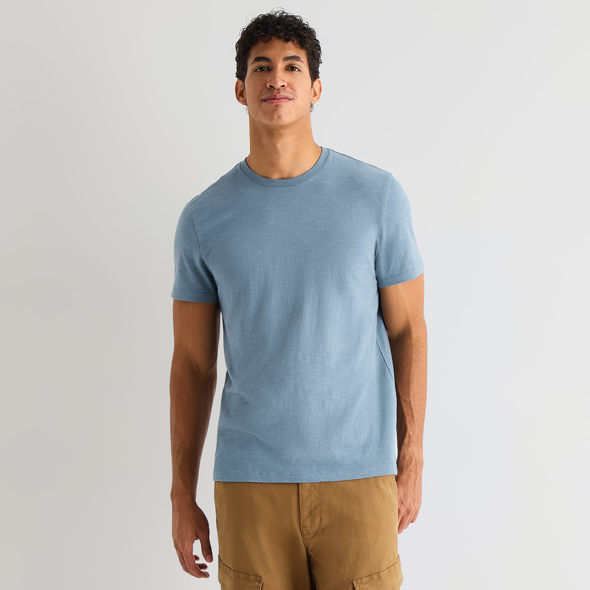 mutual weave Mens Crew Neck Short Sleeve T-Shirt