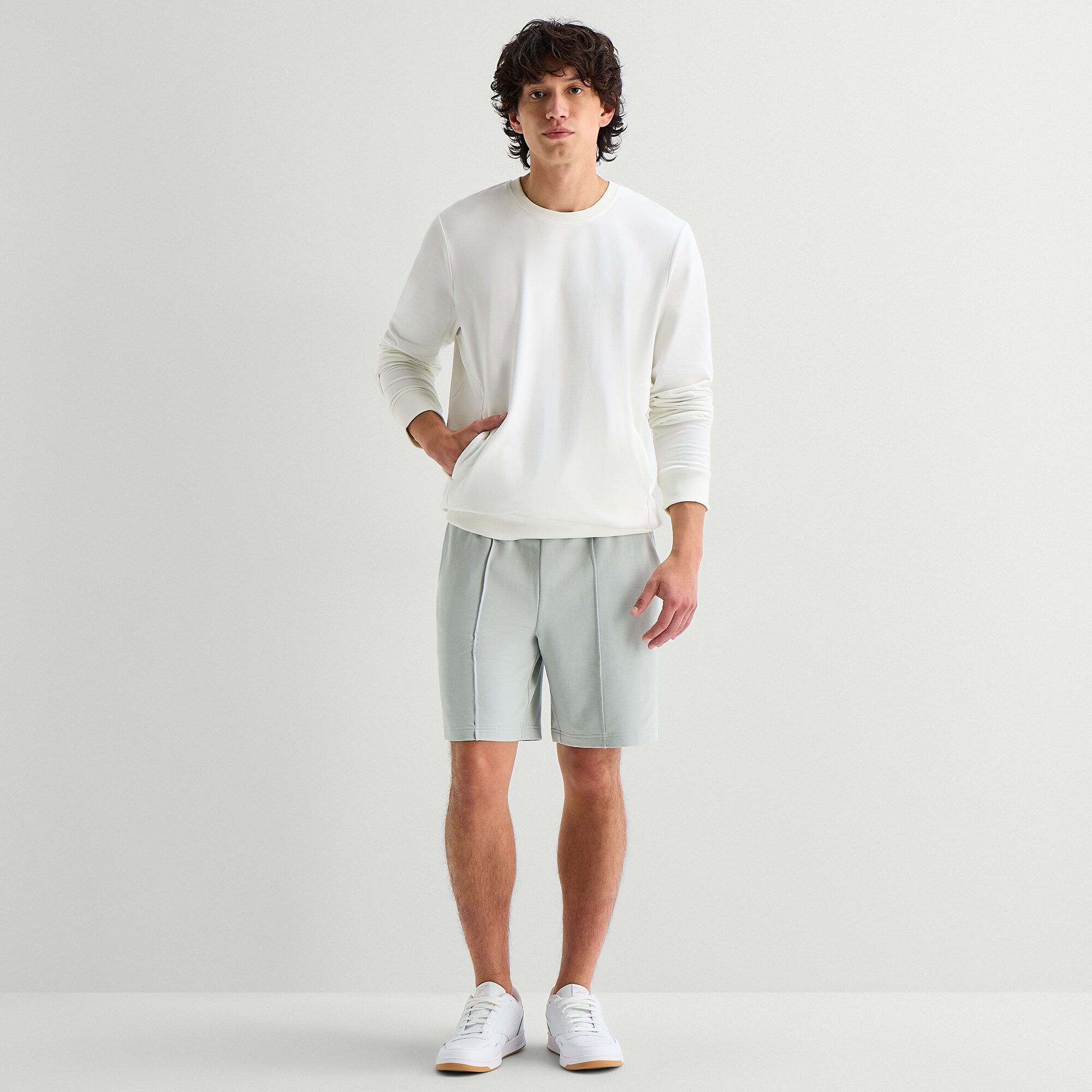 Stylus Mens Crew Neck Long Sleeve T-Shirt