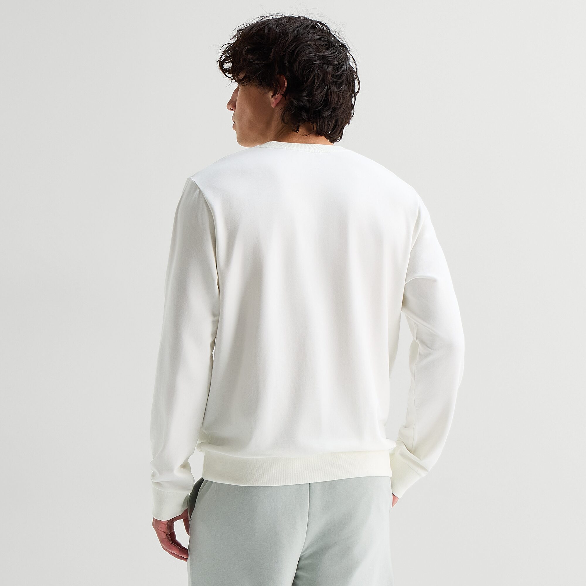 Stylus Mens Crew Neck Long Sleeve T-Shirt