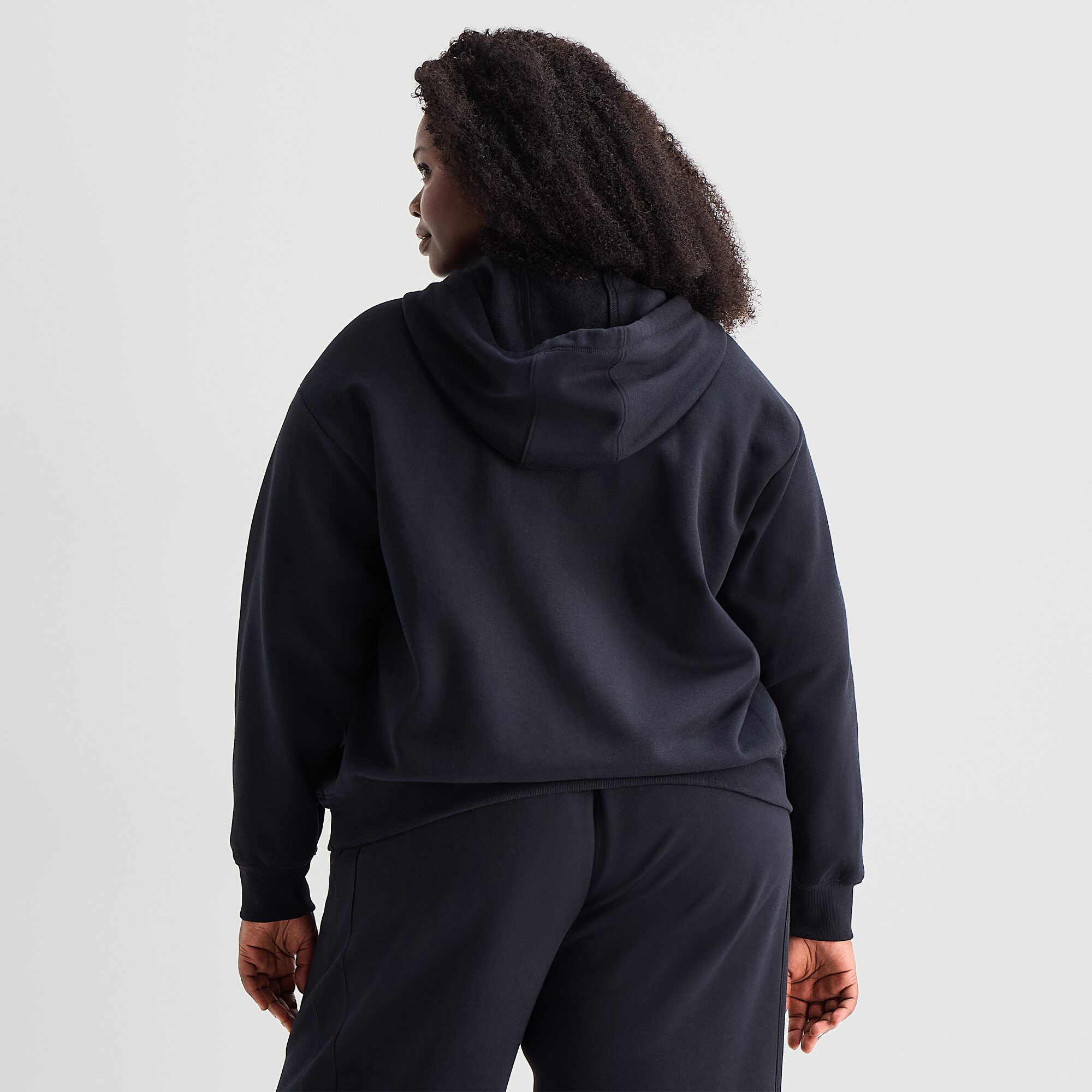 Xersion Womens Long Sleeve Fleece Zipper Active Plus Hoodie