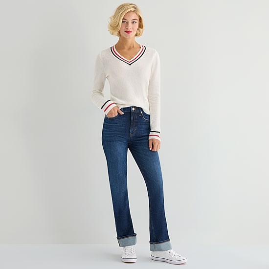 Marilyn Monroe Womens V Neck Long Sleeve Pullover Sweater