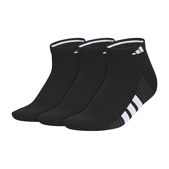adidas Womens 3 Pair Low Cut Socks