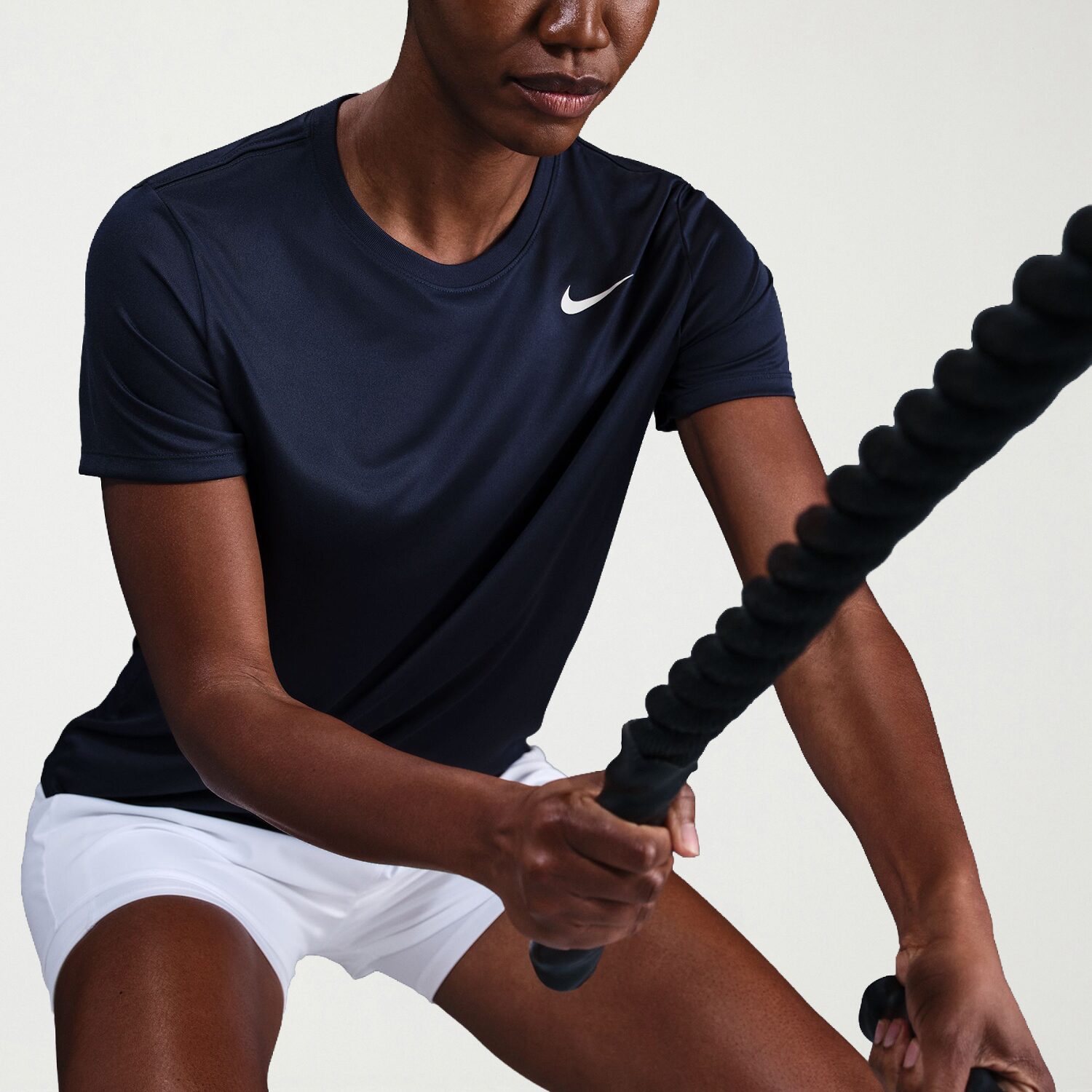 Nike Womens Crew Neck Short Sleeve Active T-Shirt