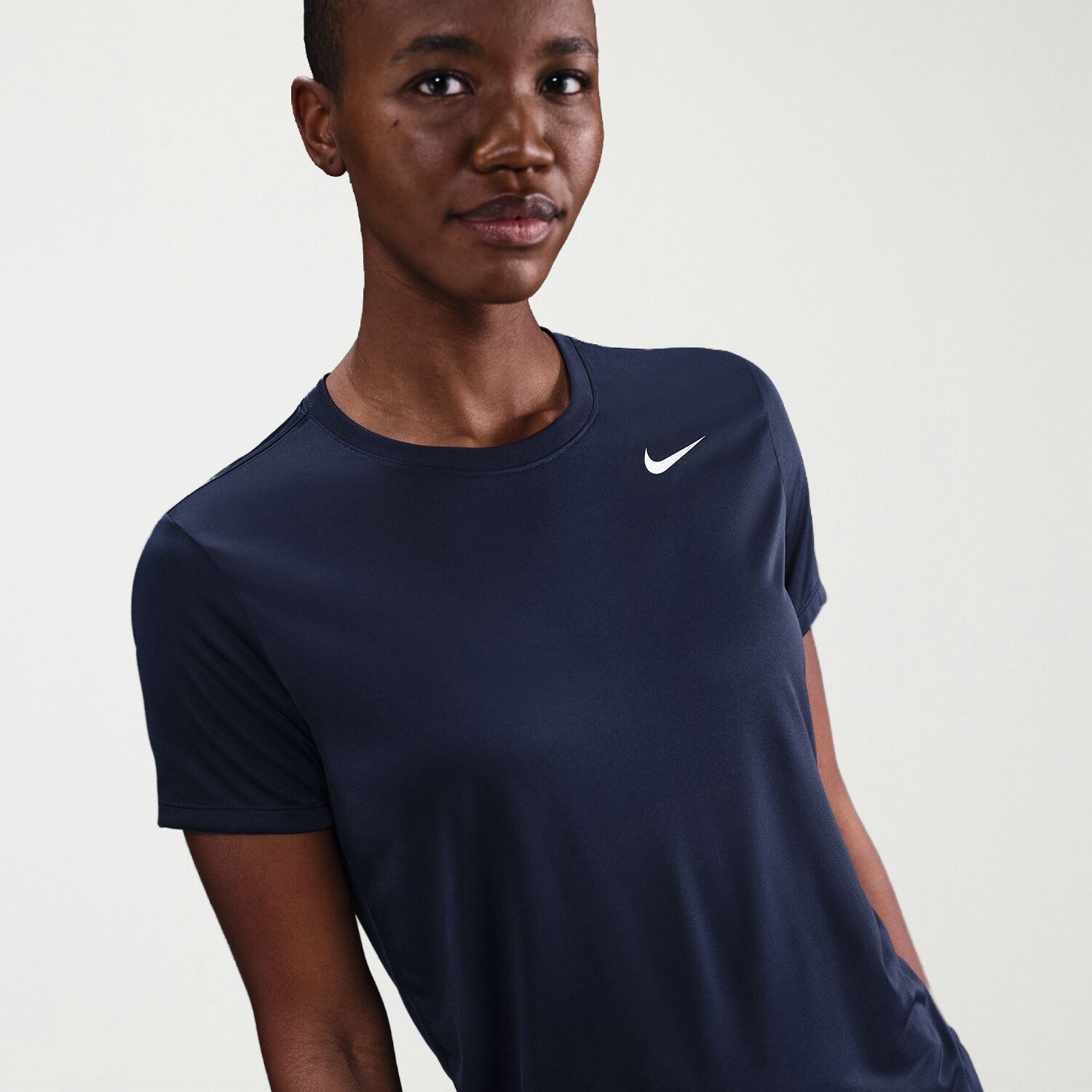 Nike Womens Crew Neck Short Sleeve Active T-Shirt