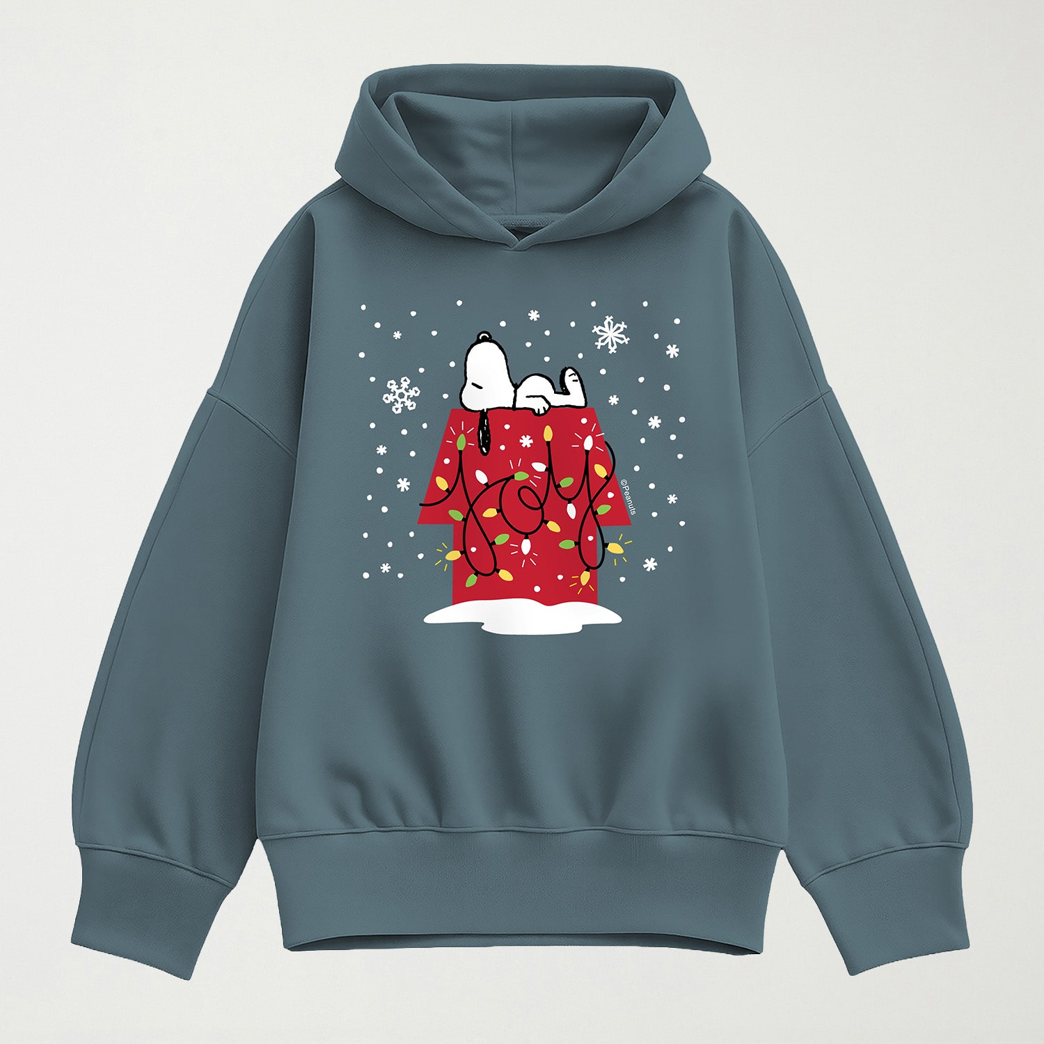 Joy Womens Long Sleeve Peanuts Snoopy Hoodie