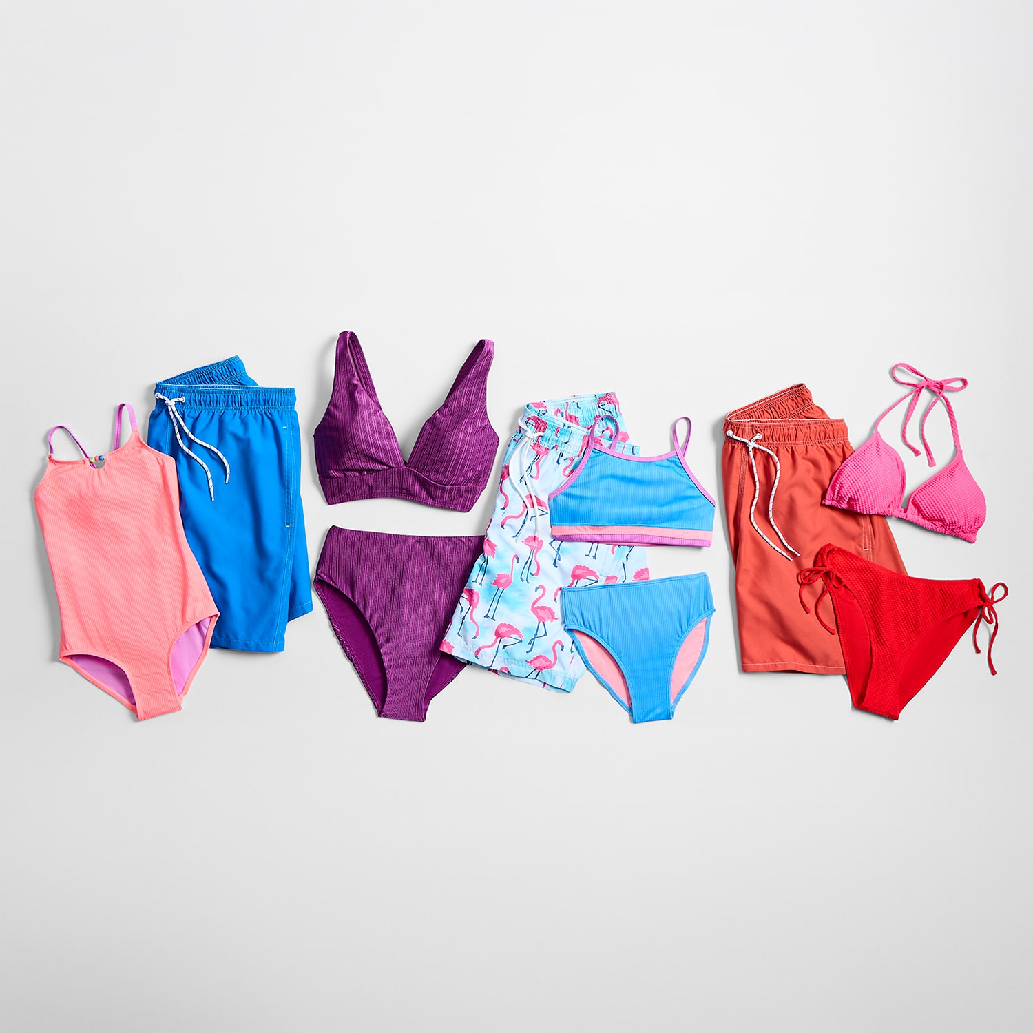 Thereabouts Little & Big Kid Girls Sleeveless One Piece Swimsuit