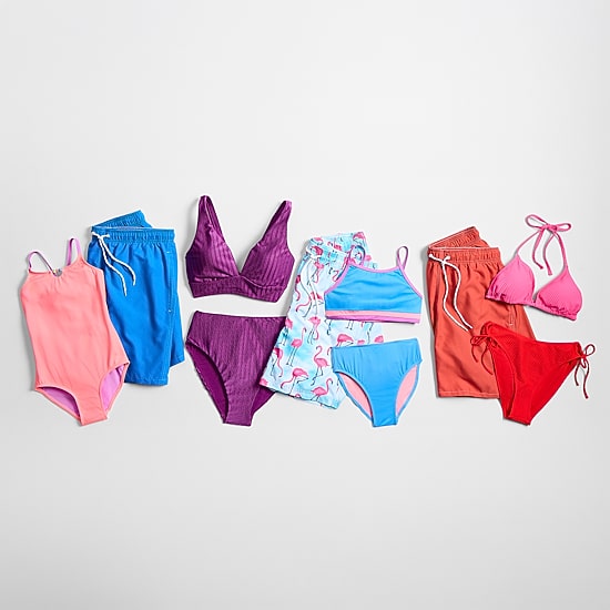 Thereabouts Little & Big Kid Girls Sleeveless One Piece Swimsuit