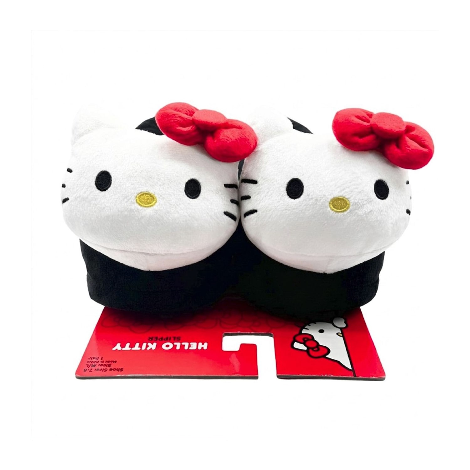 Hello Kitty 3d Womens Hello Kitty Slip-On Slippers