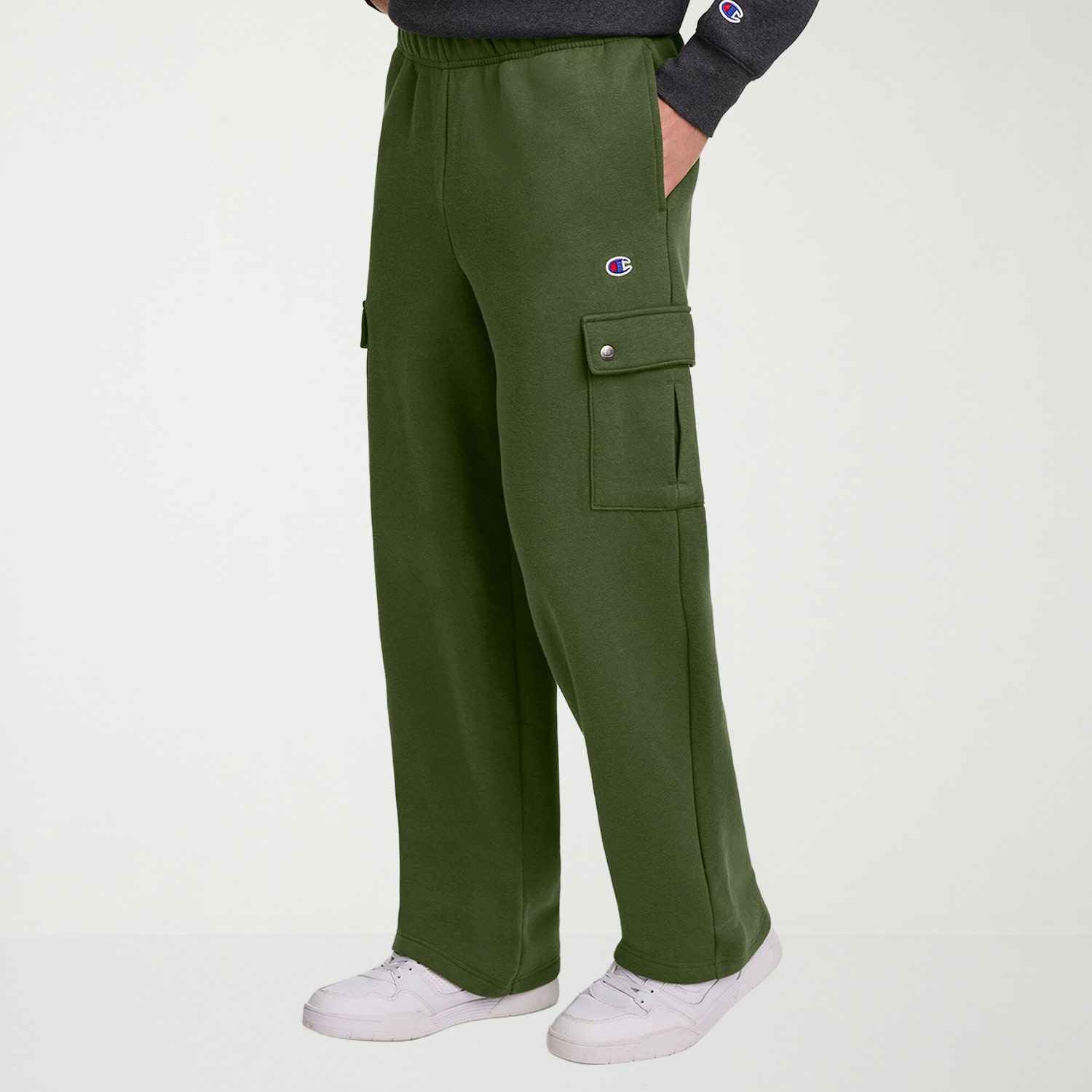 Champion Sweatpants Mens Straight Mid Rise Regular Fit Active Cargo Pant