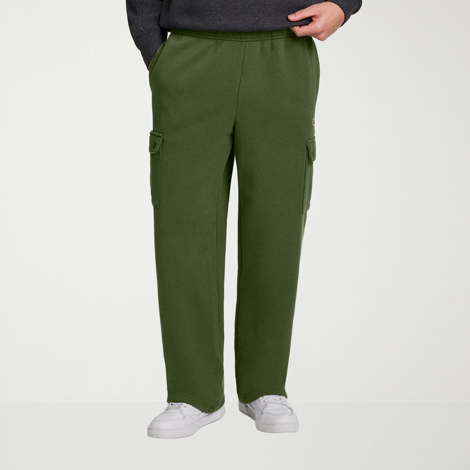 Champion Sweatpants Mens Straight Mid Rise Regular Fit Active Cargo Pant