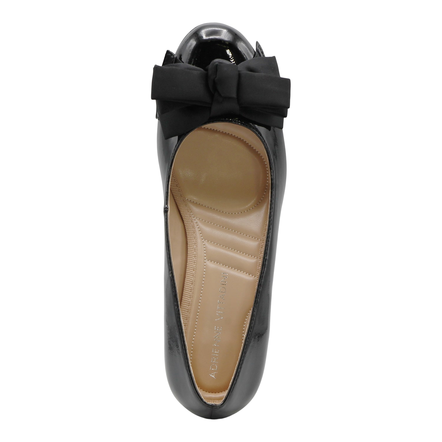 Adrienne Vittadini Ceena Womens Almond Closed Toe Chunky Heel Pumps