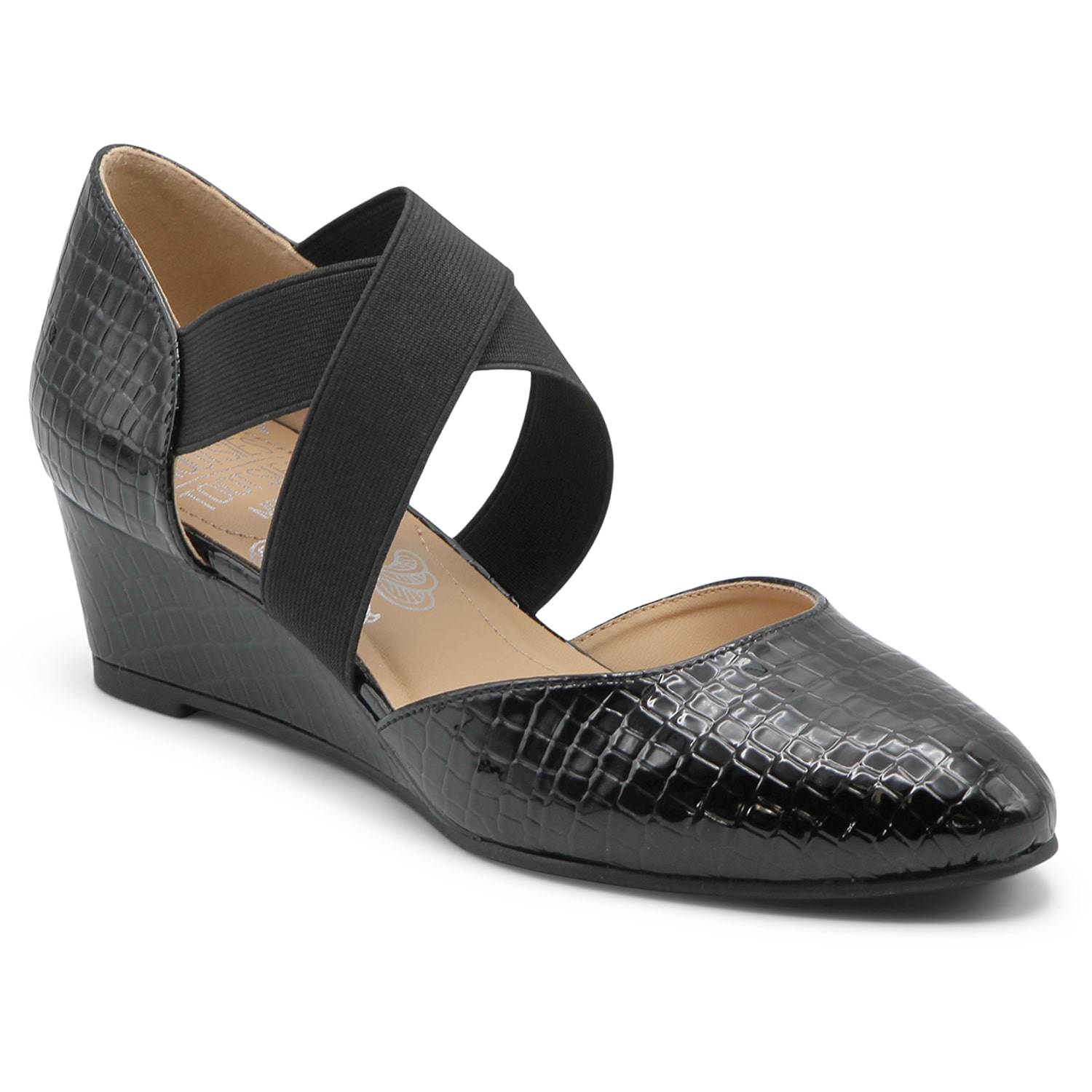 Mootsies Tootsies Mut Kale Womens Almond Closed Toe Wedge Heel Pumps