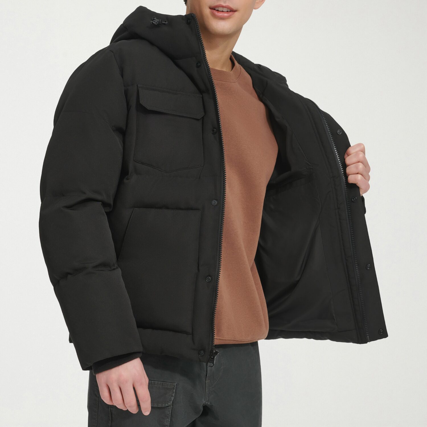 Levi's® Mens Hooded Weather Resistant Heavyweight Puffer Parka