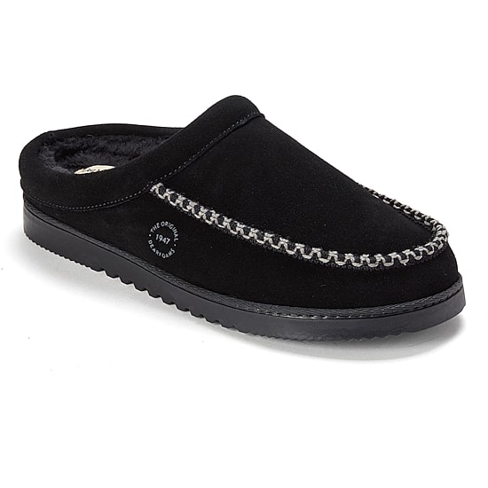 Dearfoams Beckett Genuine Suede Mens Clog Slippers