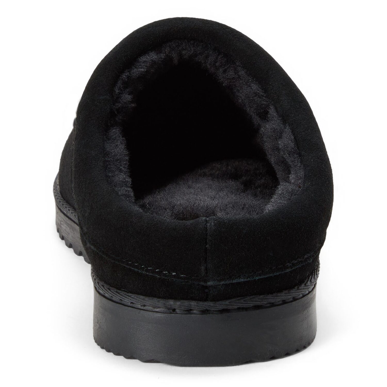 Dearfoams Beckett Genuine Suede Mens Clog Slippers