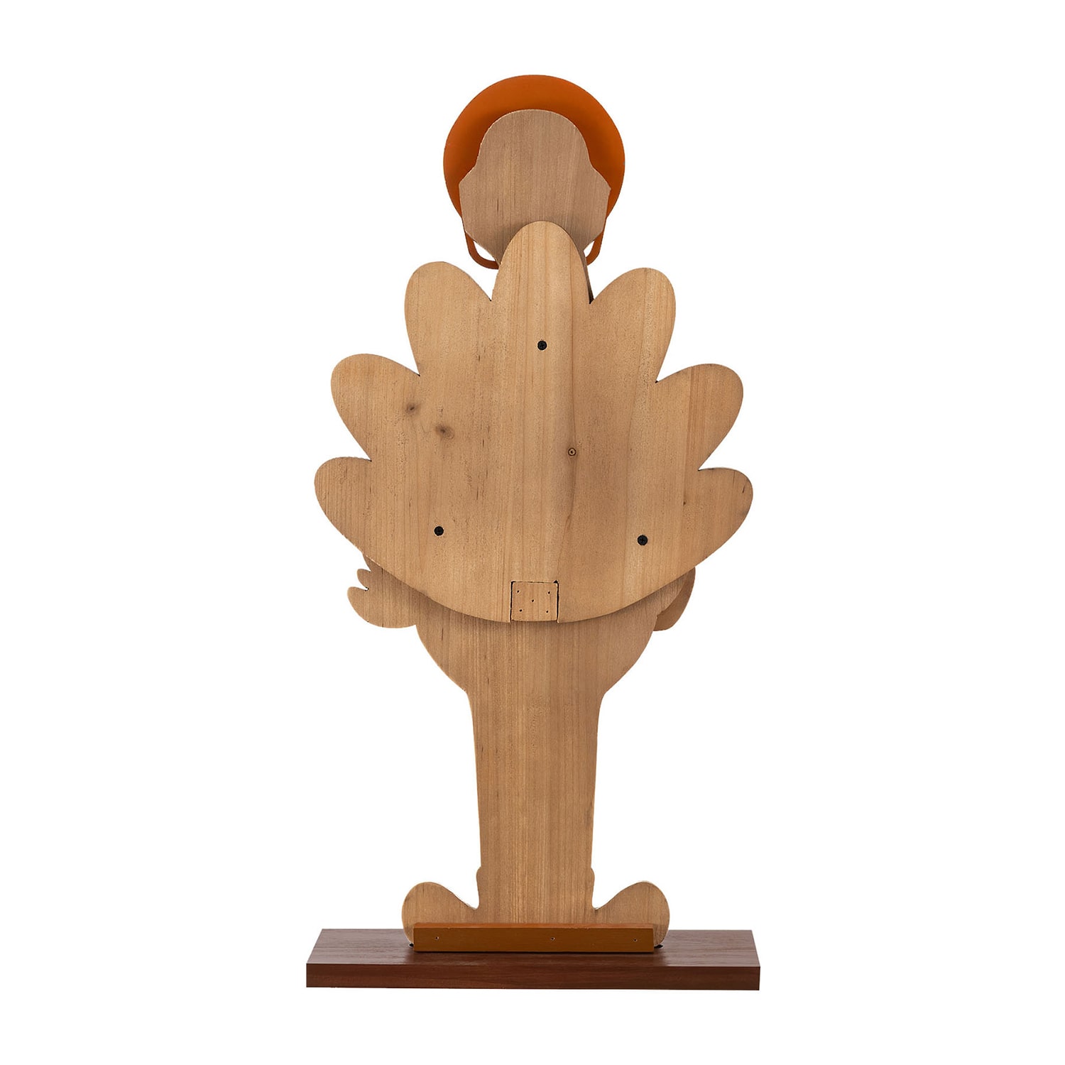 Glitzhome 30" Wooden Football Turkey Thanksgiving Porch Sign