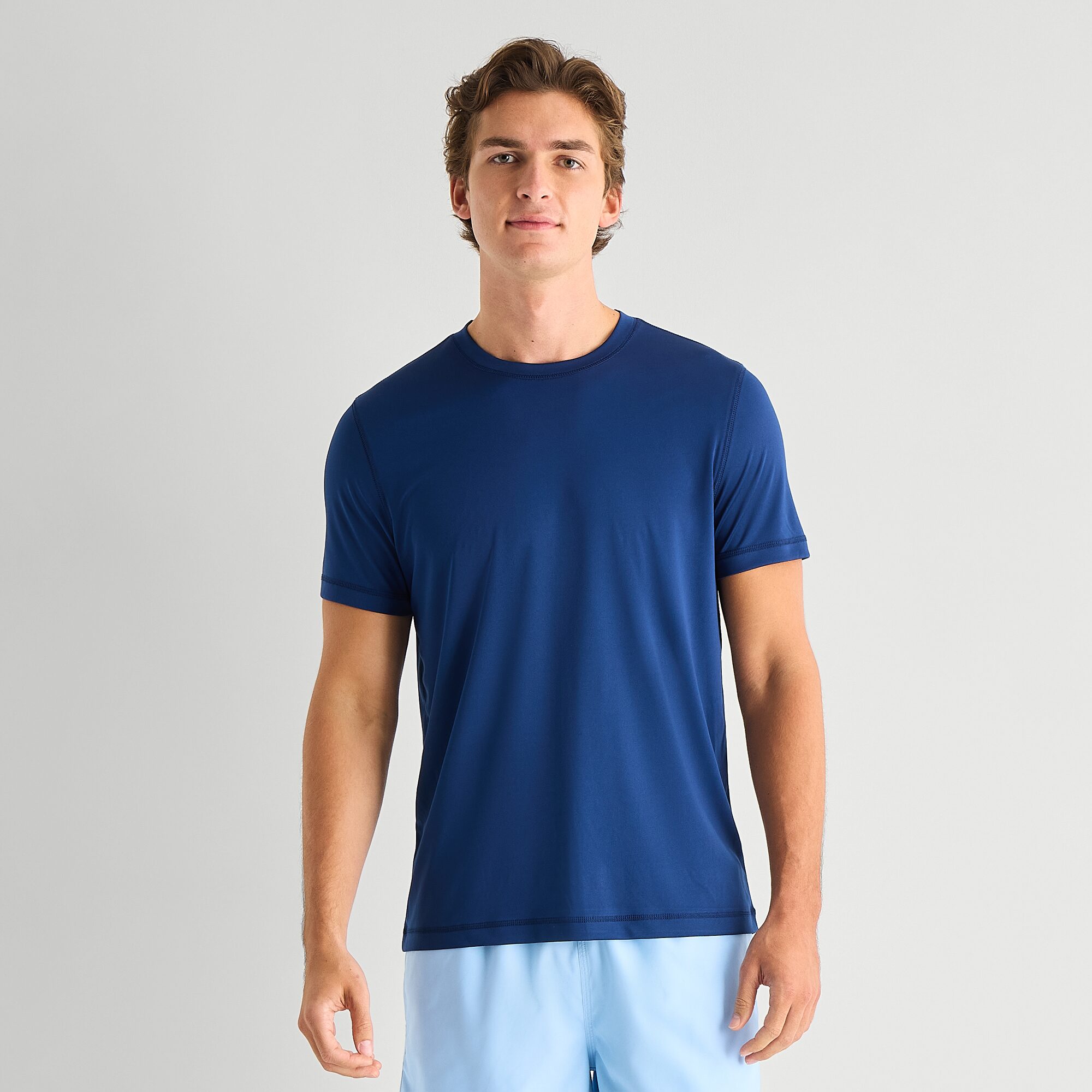 St. John's Bay Mens Short Sleeve Swim Shirt