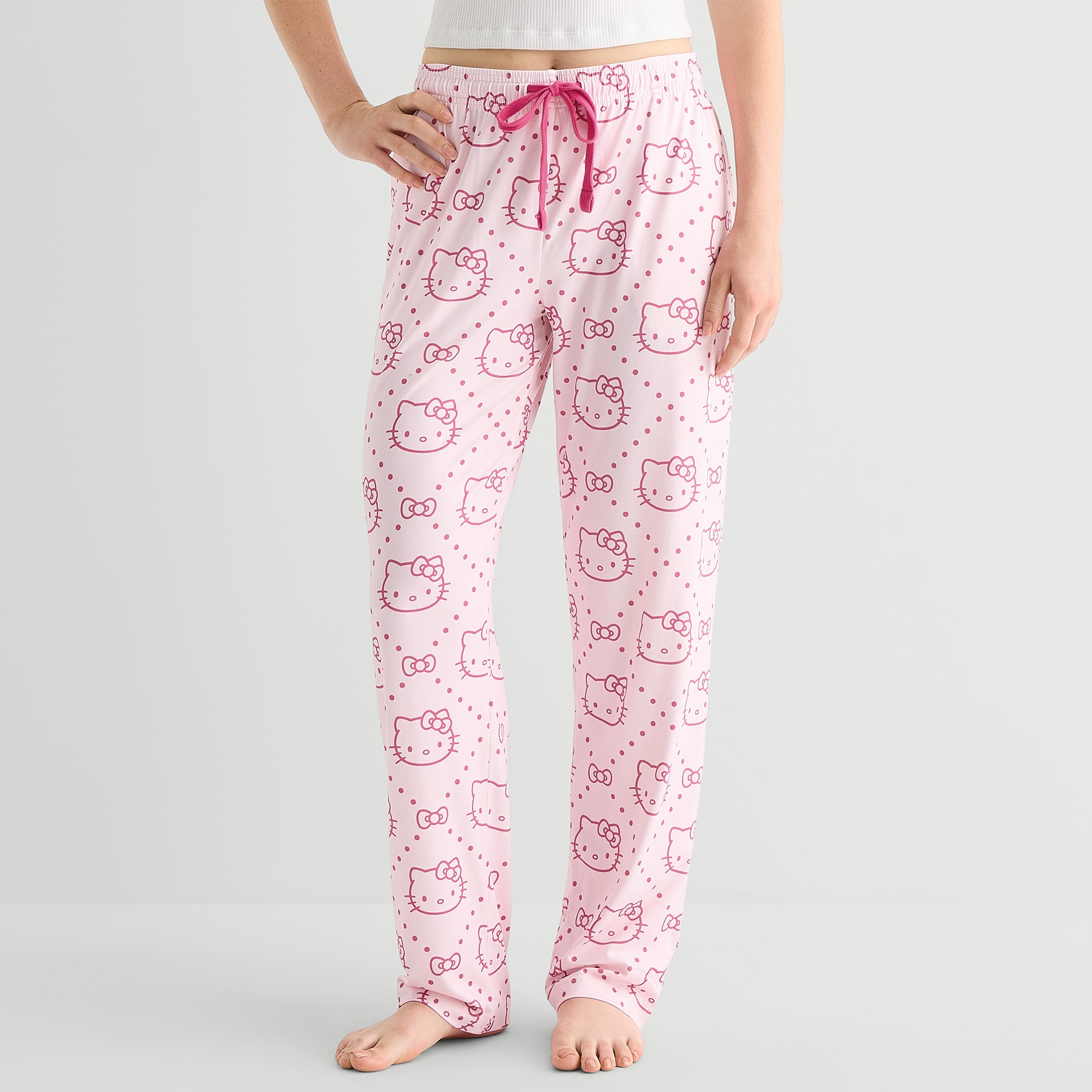 Womens Hello Kitty Pajama Pants