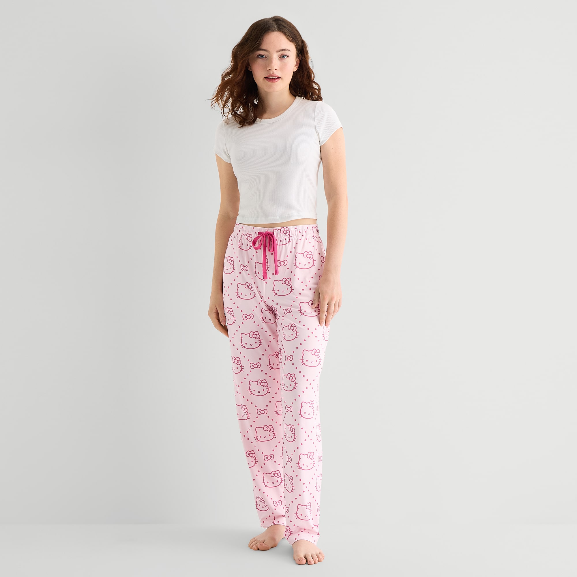 Womens Hello Kitty Pajama Pants