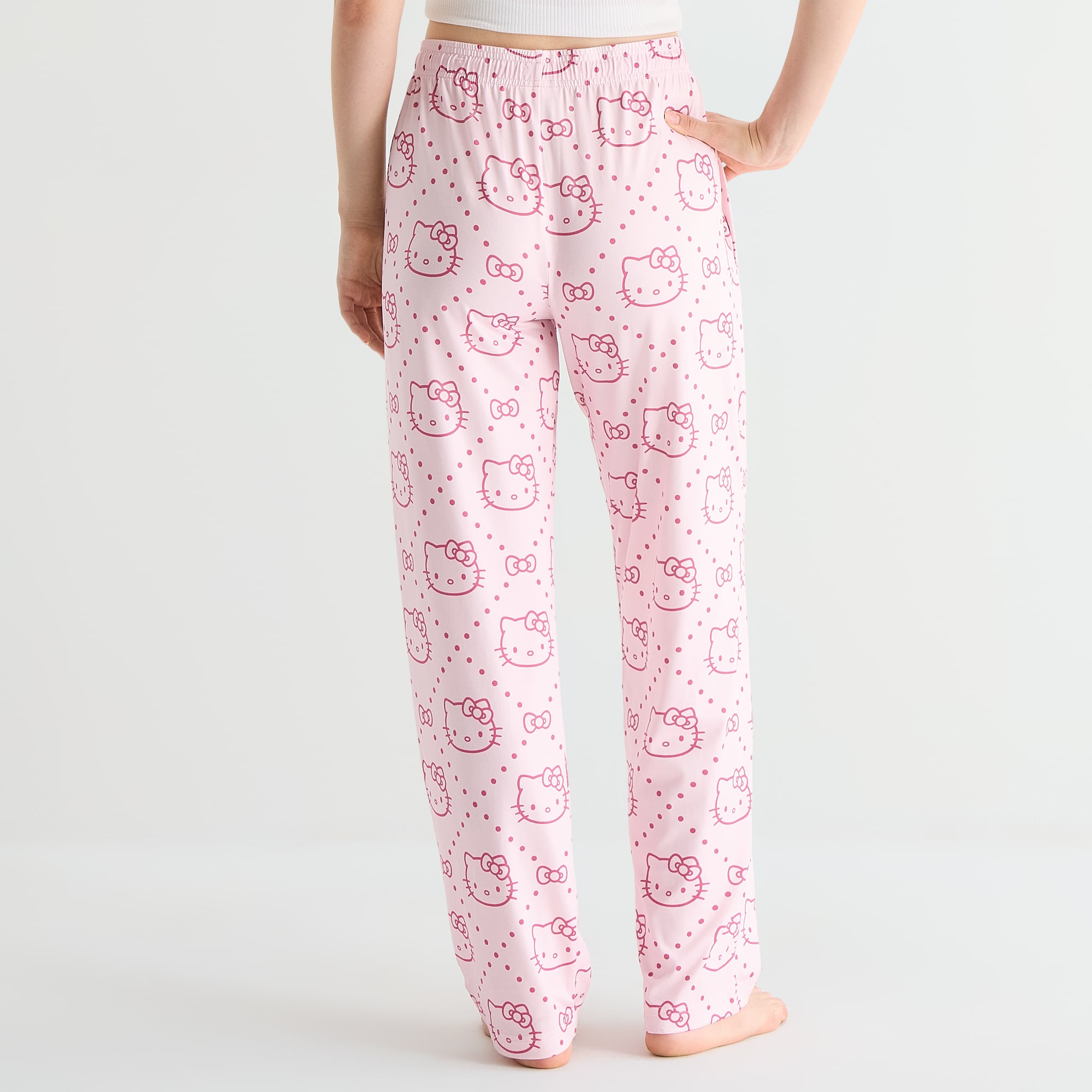 Womens Hello Kitty Pajama Pants