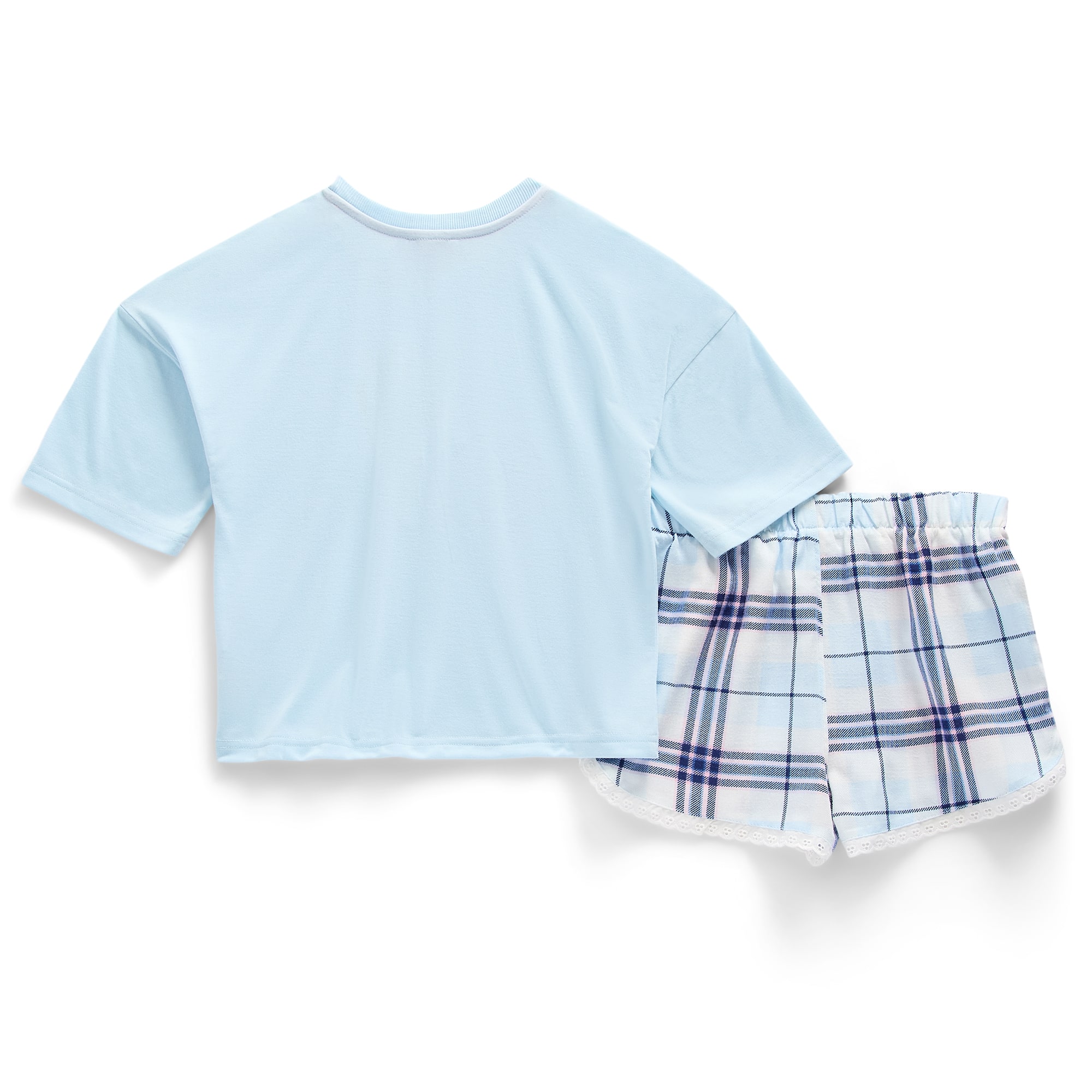 Dream Big Peace Out Little & Kid Girls Crew Neck Short Sleeve 2-pc. Kids Pajama Set