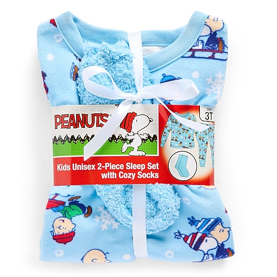Toddler Unisex Grinch Crew Neck Long Sleeve 3-pc. Pajama Set