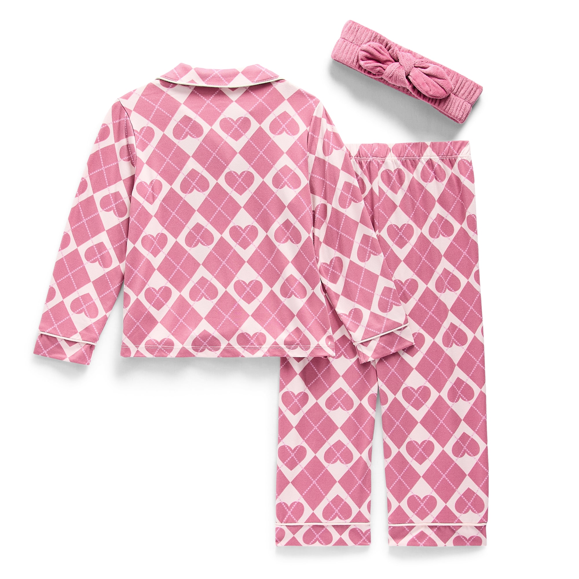 Jaclyn Na Girls Long Sleeve 3-pc. Pajama Set