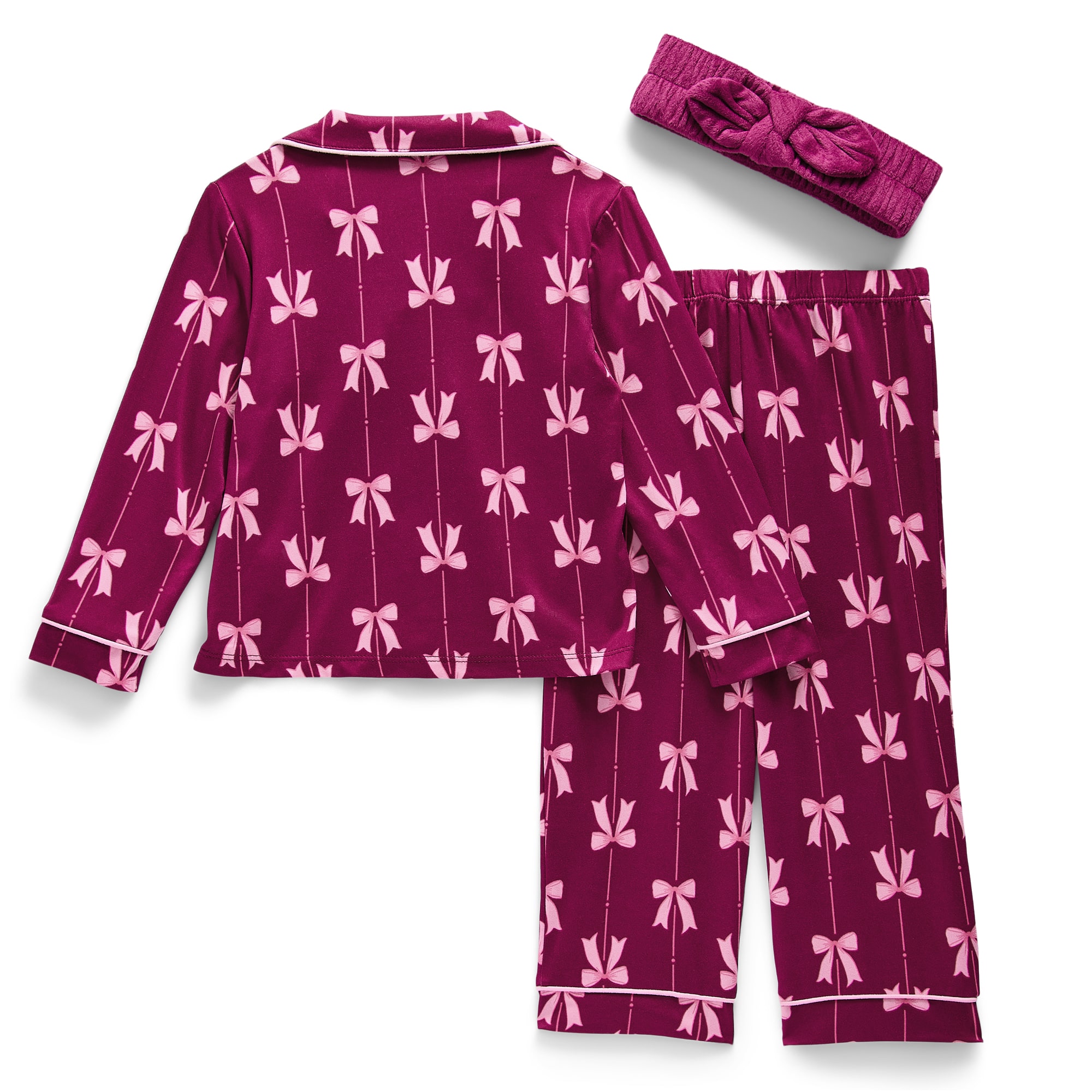 Jaclyn Toddler Girls Long Sleeve 3-pc. Pajama Set