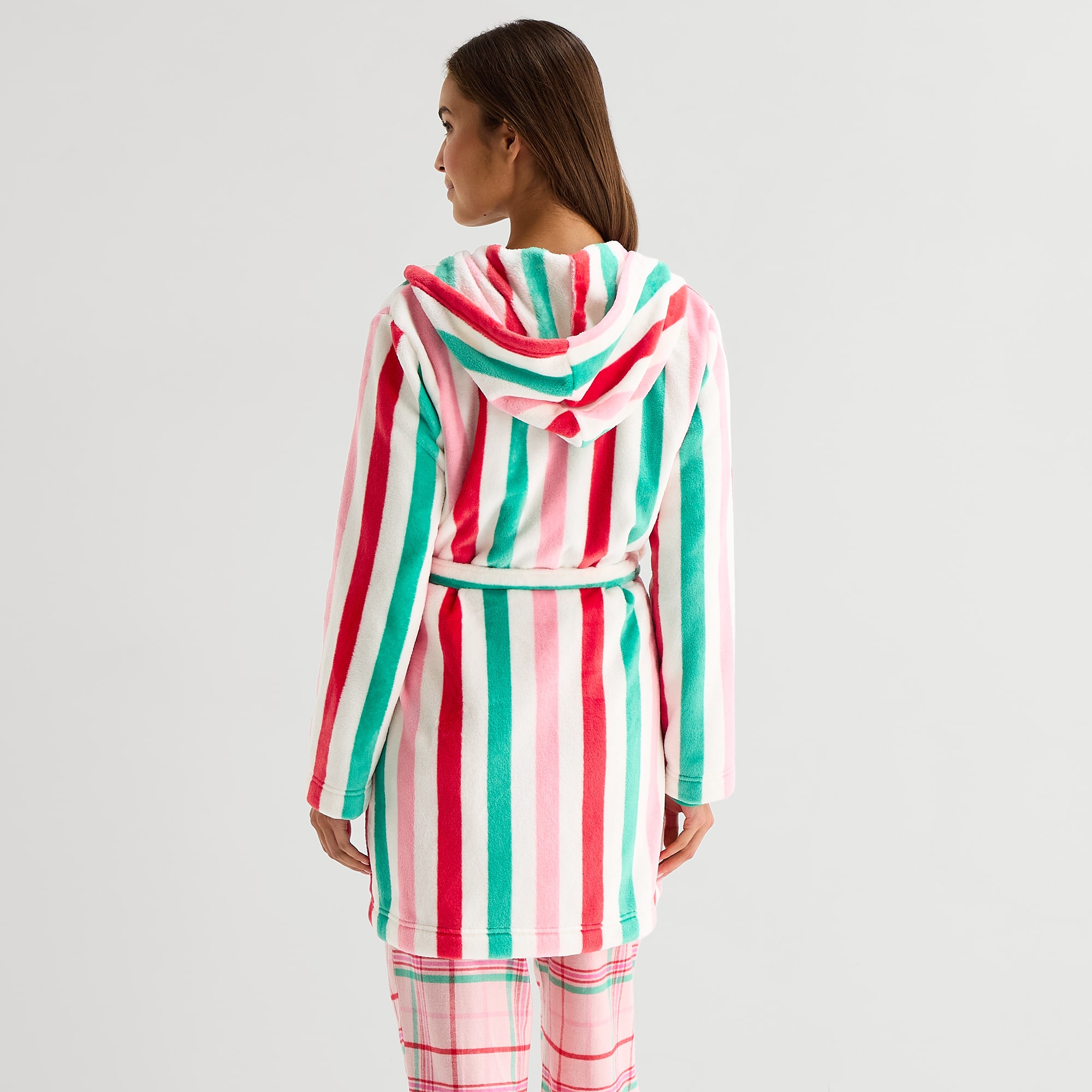 Sleep Chic Womens Mid Length Long Sleeve Robe