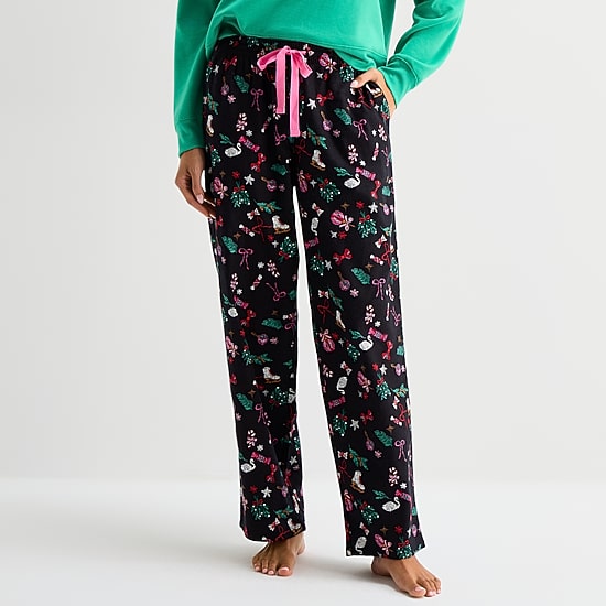 Sleep Chic Womens Flannel Pajama Pants