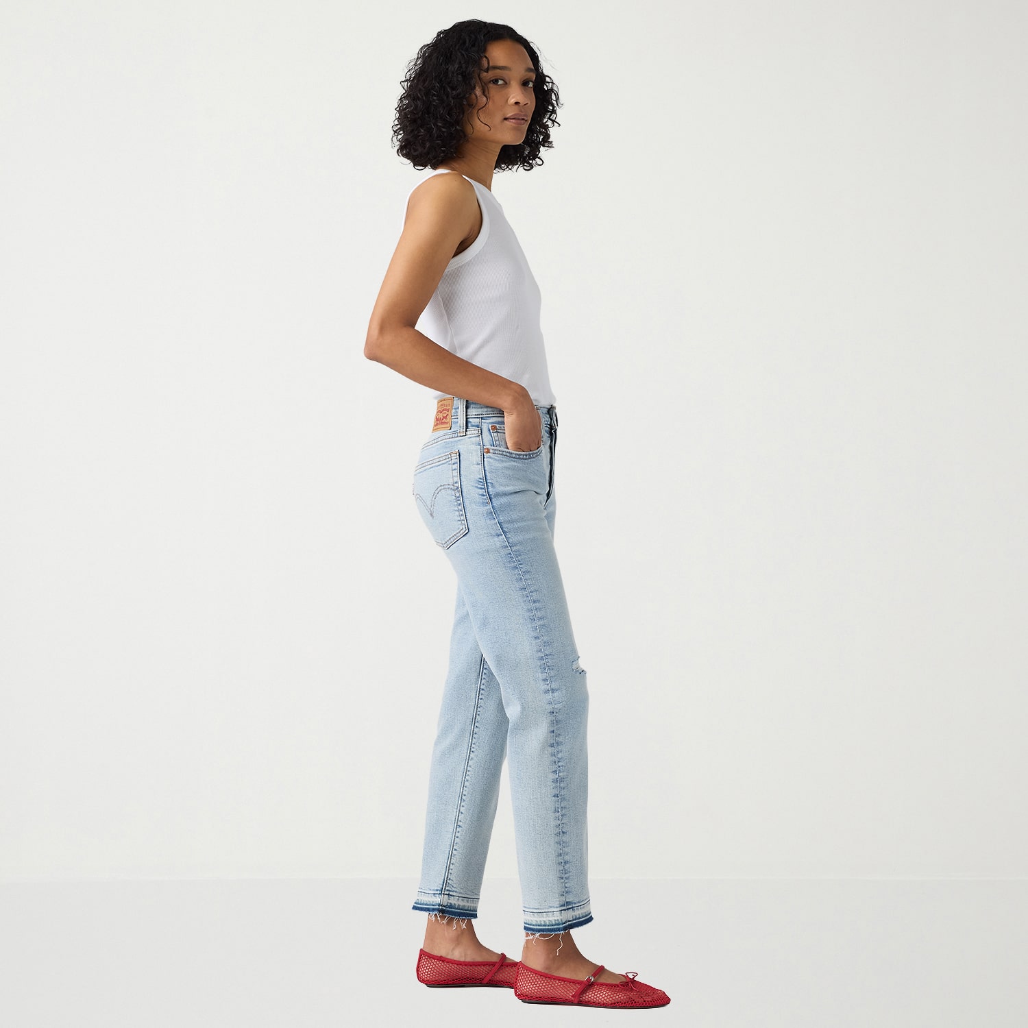 Levi's® Wedgie Straight Womens High Rise Leg Jean