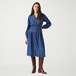 jcpenney dresses blue Long Sleeve for Women Bridesmaid Size:US 18Plus  / UK 22 / EU 48 tagalys-test A black polka dot