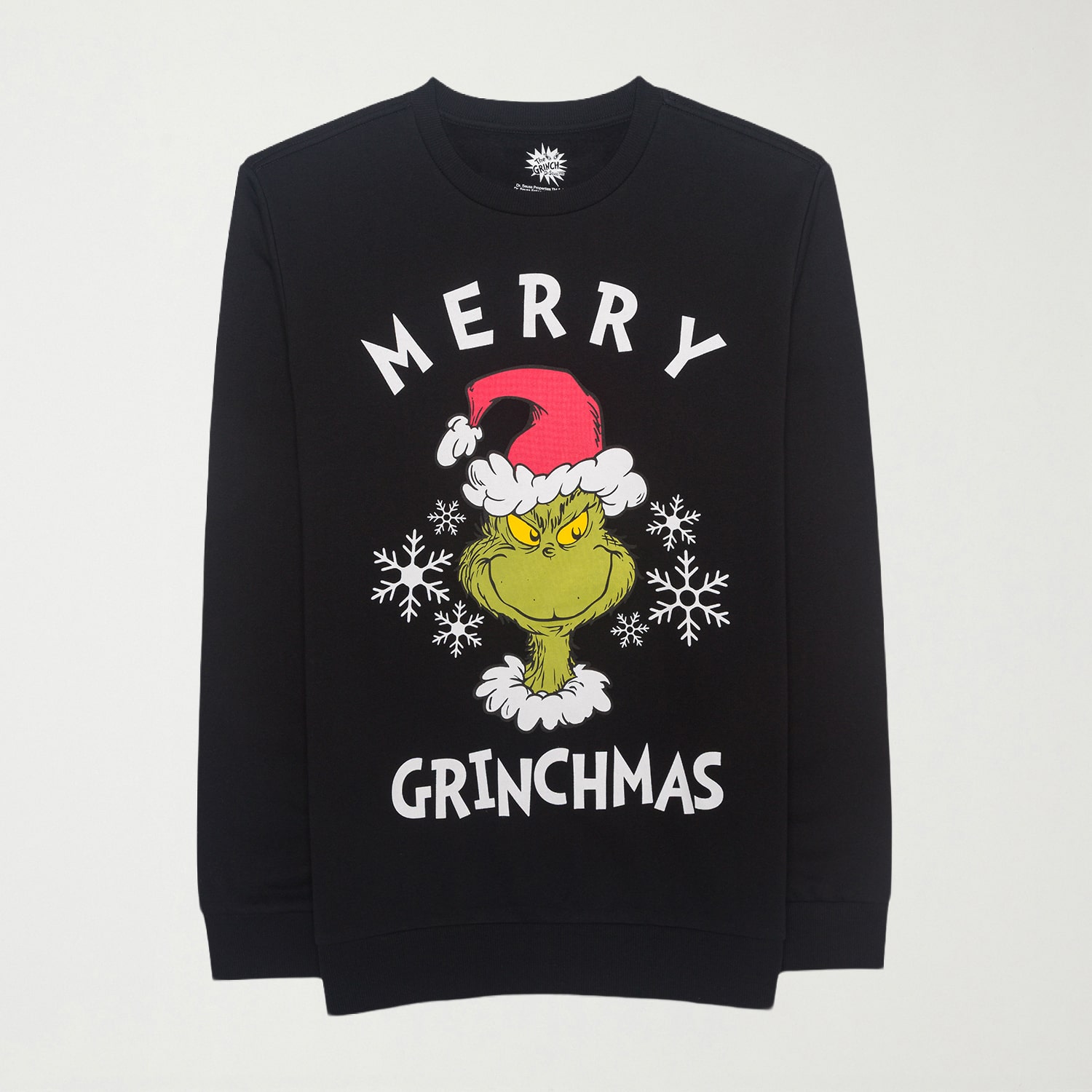 Novelty Mens Crew Neck Long Sleeve Dr. Seuss Sweatshirt