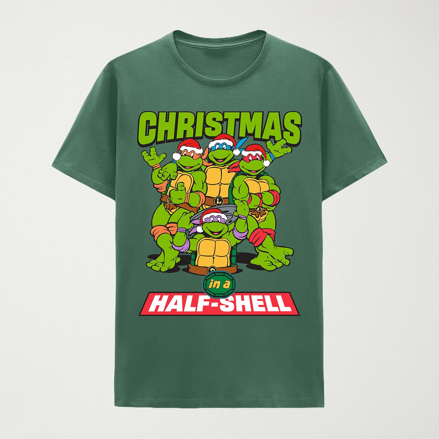Mens Crew Neck Short Sleeve Classic Fit Teenage Mutant Ninja Turtles Big and Tall Graphic T-Shirt