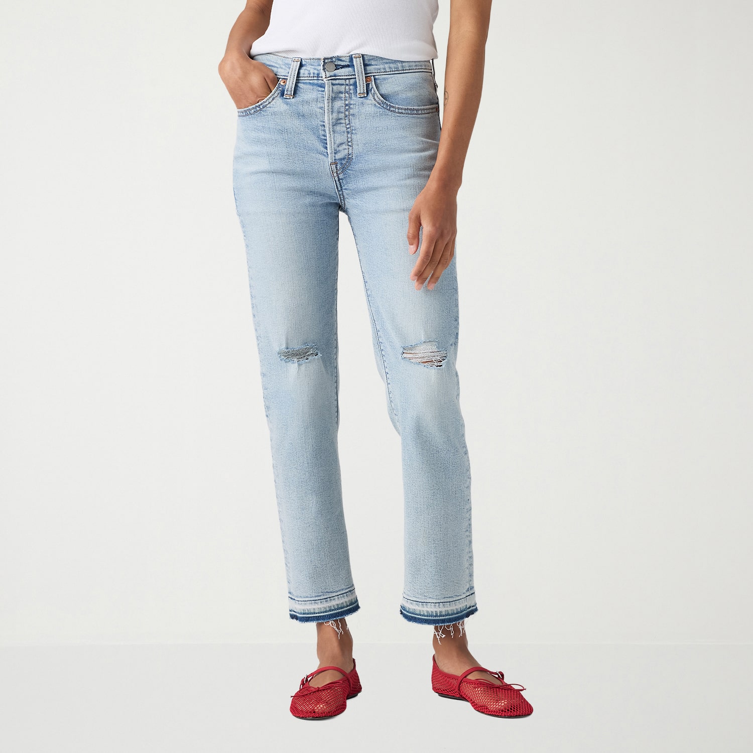 Levi's® Wedgie Straight Womens High Rise Leg Jean
