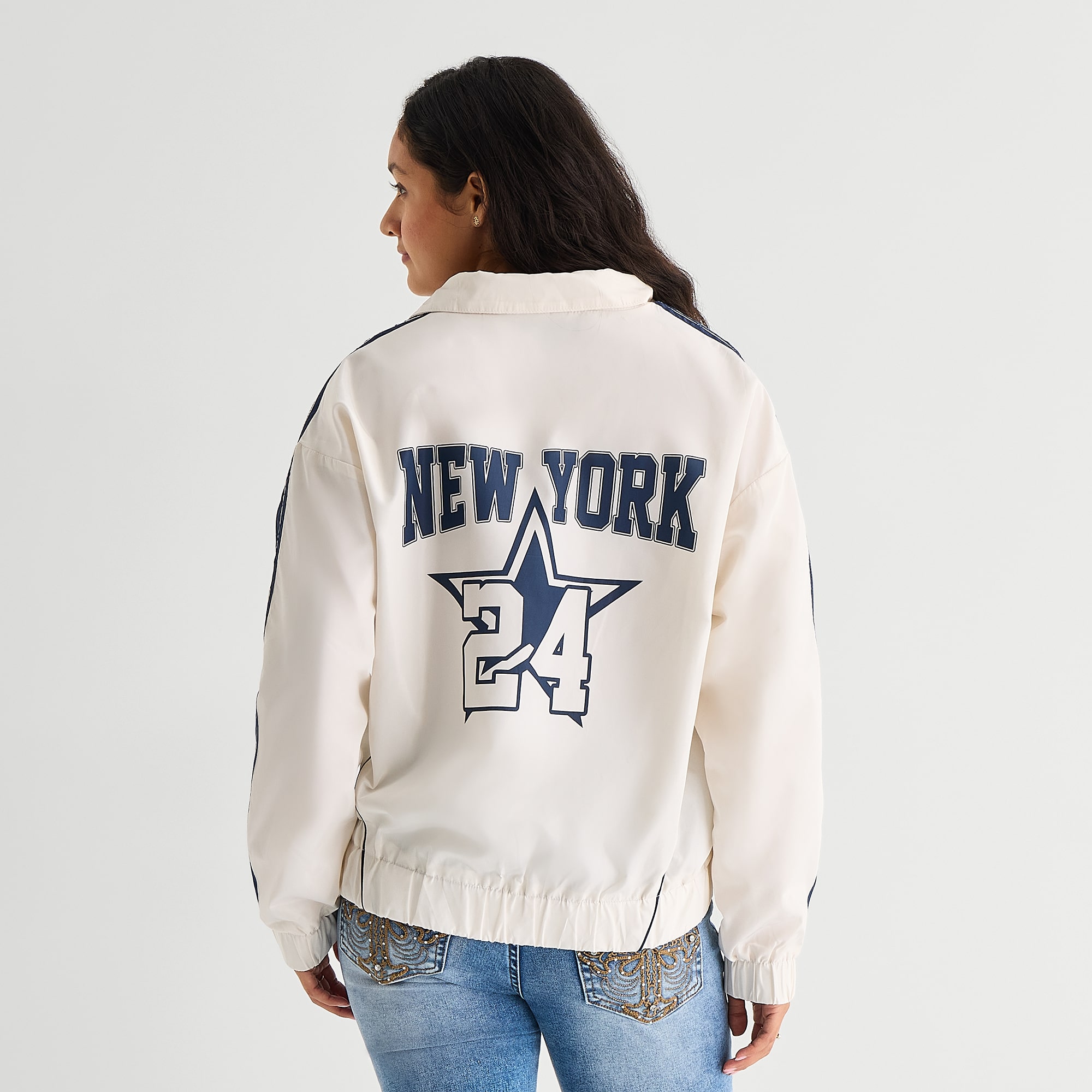 Forever 21 Womens Juniors Midweight Track Jacket