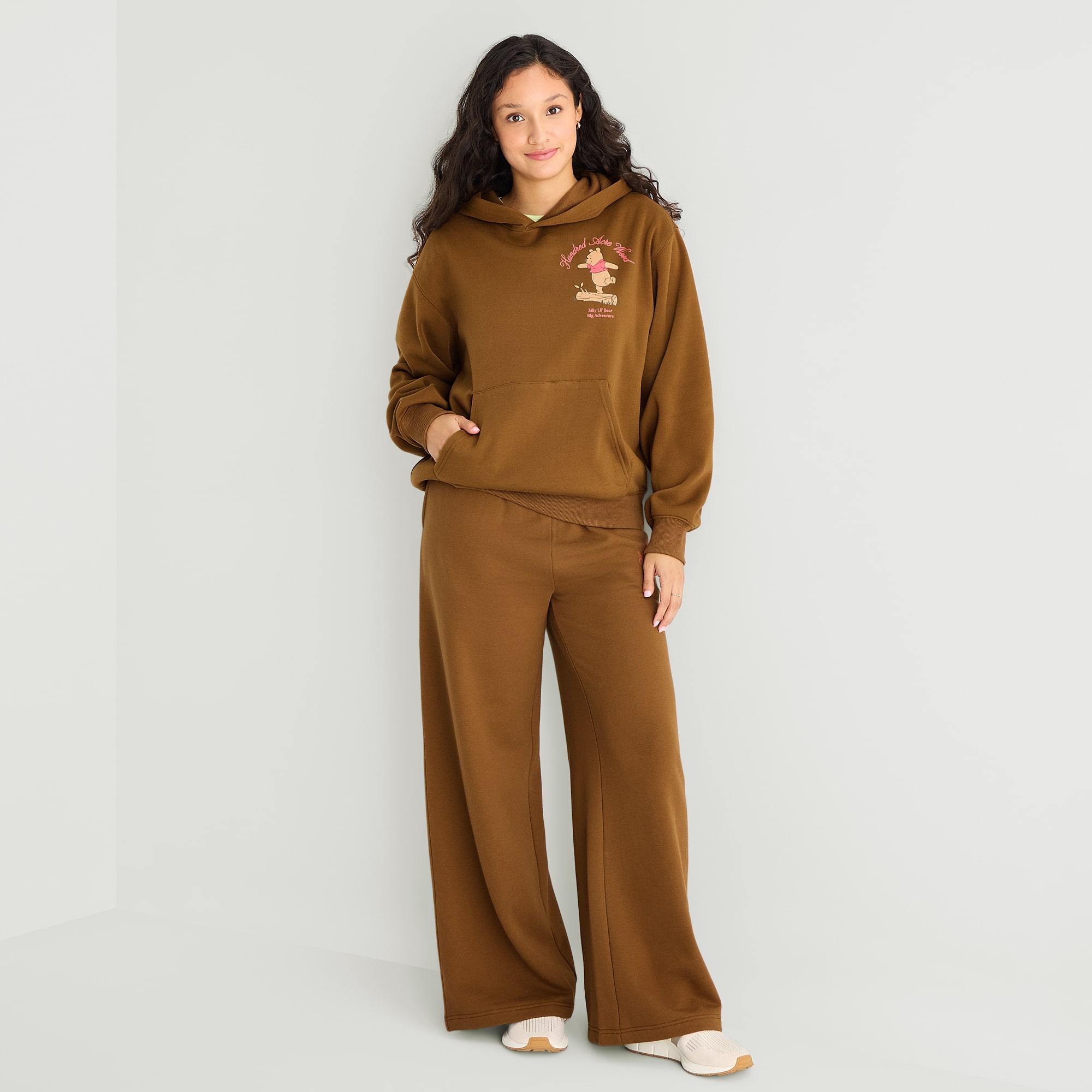Winnie The Pooh Hoodie Womens Juniors Long Sleeve Fleece