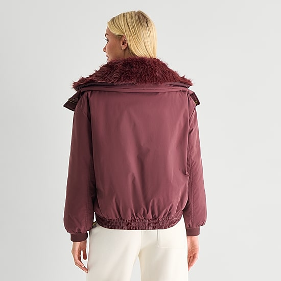 Arizona Womens Juniors Water Resistant Midweight Coat