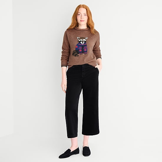 St. John's Bay Womens Crew Neck Long Sleeve Pullover Sweater